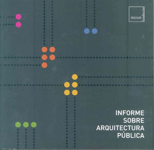 PORTADA LIBRO Informe sobre arquitectura pública